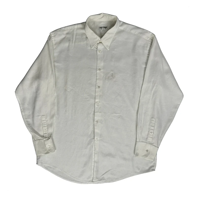 Giorgio Armani Shirt - Large White Cotton