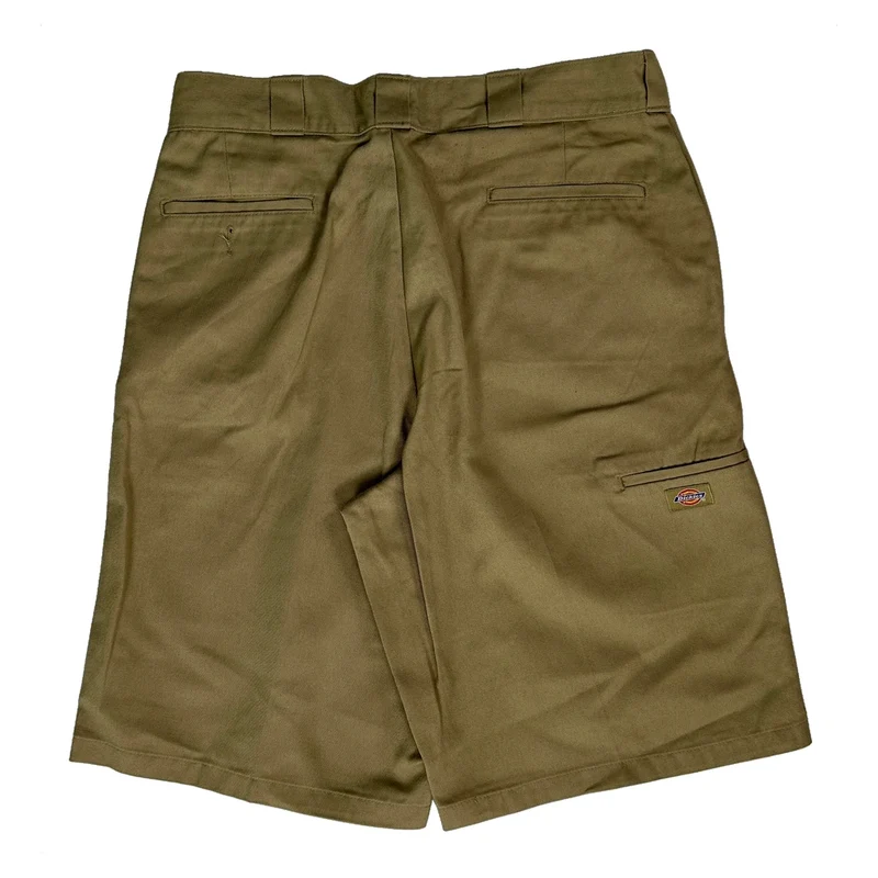 Dickies Shorts - 34W 10L Khaki Polyester Blend