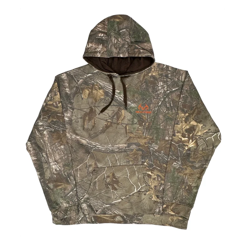 Realtree Hoodie - 2XL Camo Cotton Blend