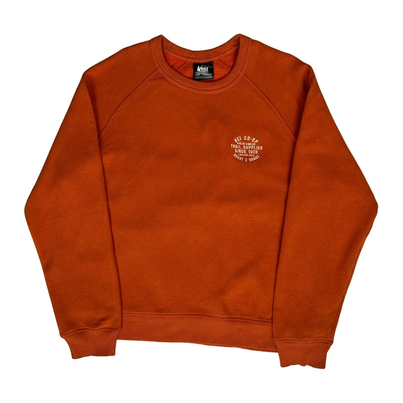 Rei Sweatshirt - Large Orange Cotton