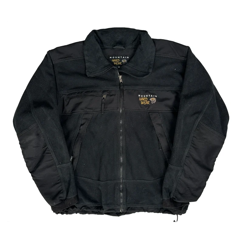 Mountain Hard Wear Fleece Jacket - XL Black Polyester