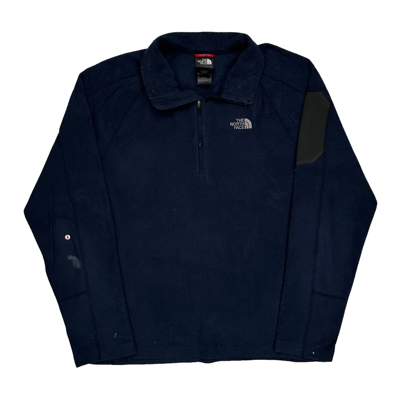 The North Face Fleece - Large Navy Polyester