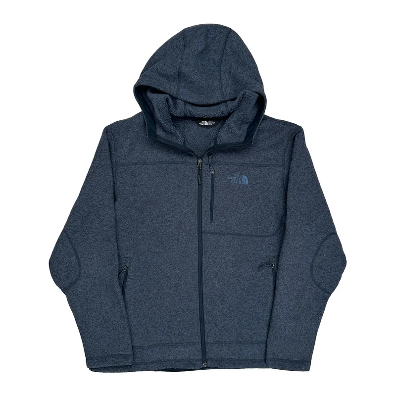The North Face Fleece Jacket - XL Grey Polyester
