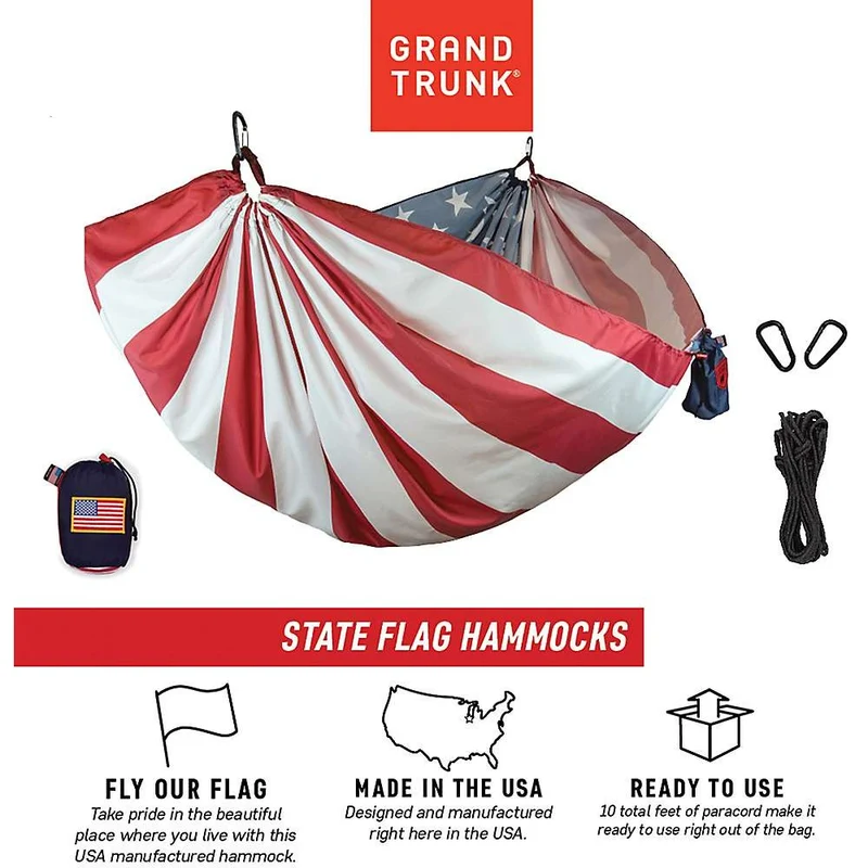 Grand Trunk Flag Series Single Hammock USA
