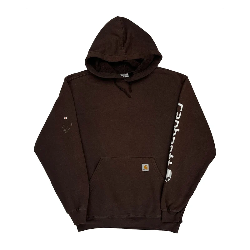 Carhartt Hoodie - Medium Brown Cotton Blend