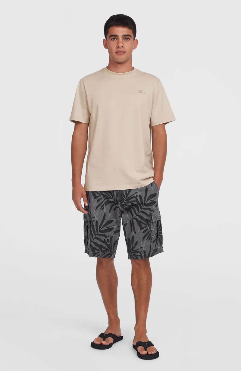 Essentials cargoshort | Black Dipped Leaves