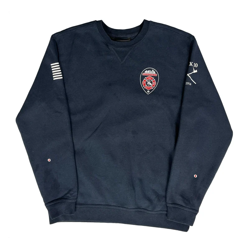 Rochester Truck Co 10 Carhartt Sweatshirt - Large Navy Cotton