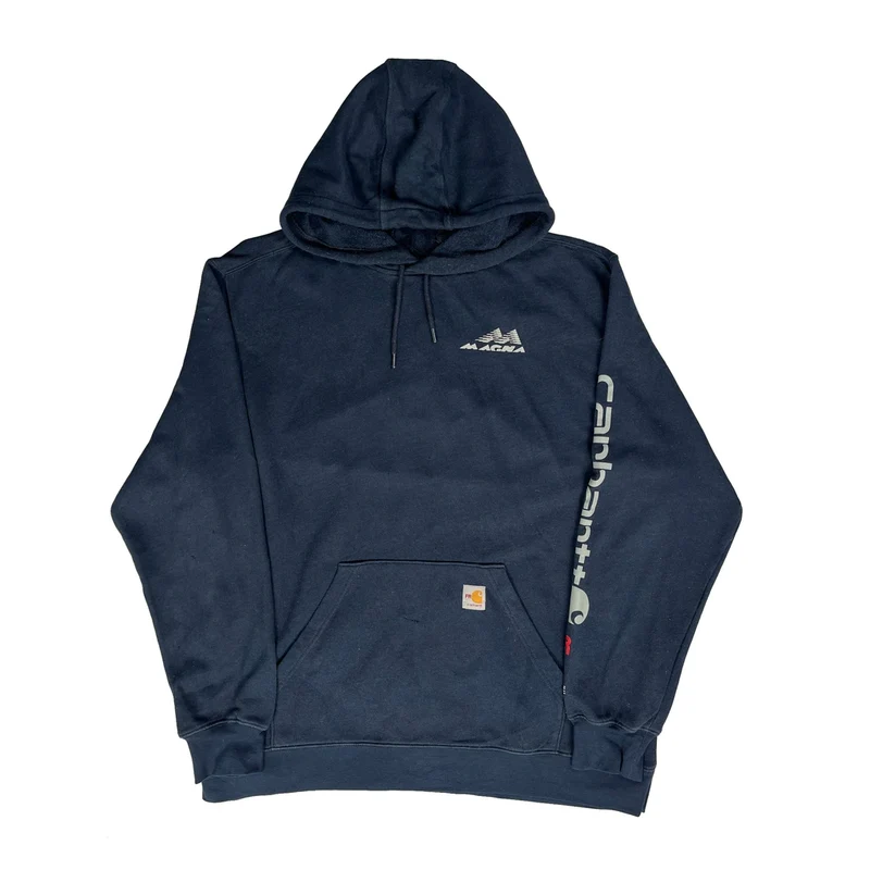 Carhartt Hoodie - XL Navy Cotton