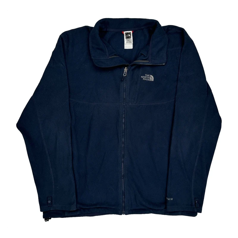 The North Face Fleece Jacket - XL Navy Polyester