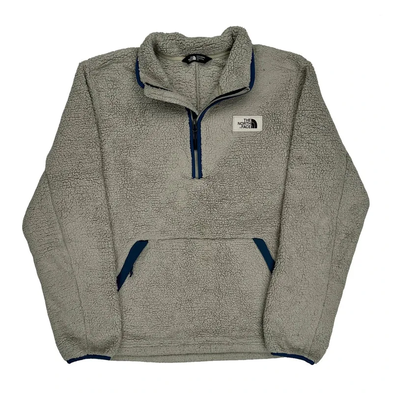 The North Face Fleece - Large Grey Polyester