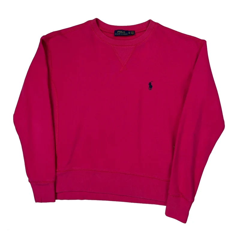 Polo By Ralph Lauren Sweatshirt - XS Pink Cotton