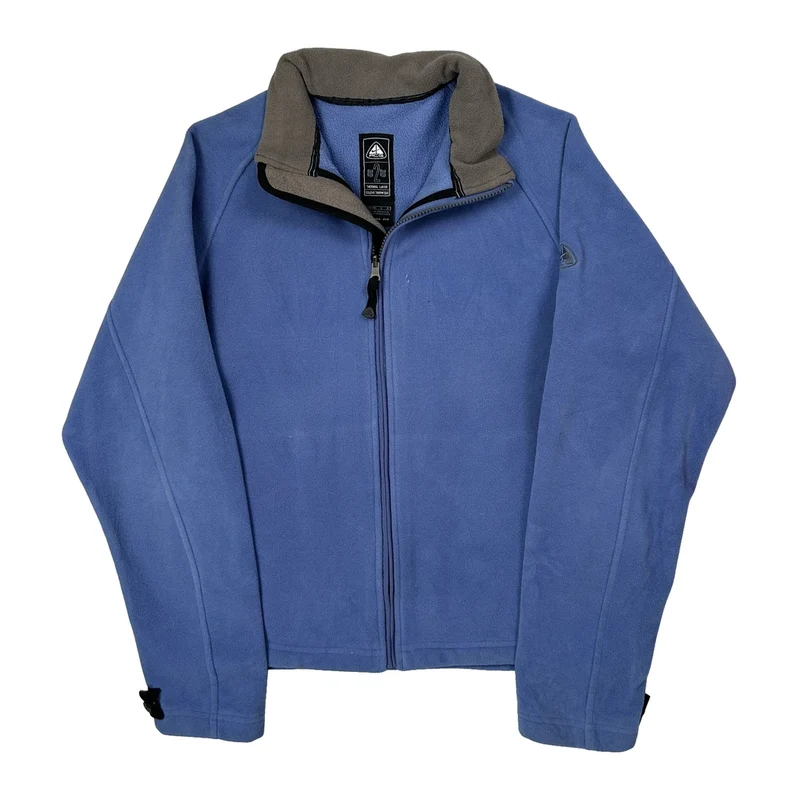Nike Acg Fleece Jacket - Large Blue Polyester