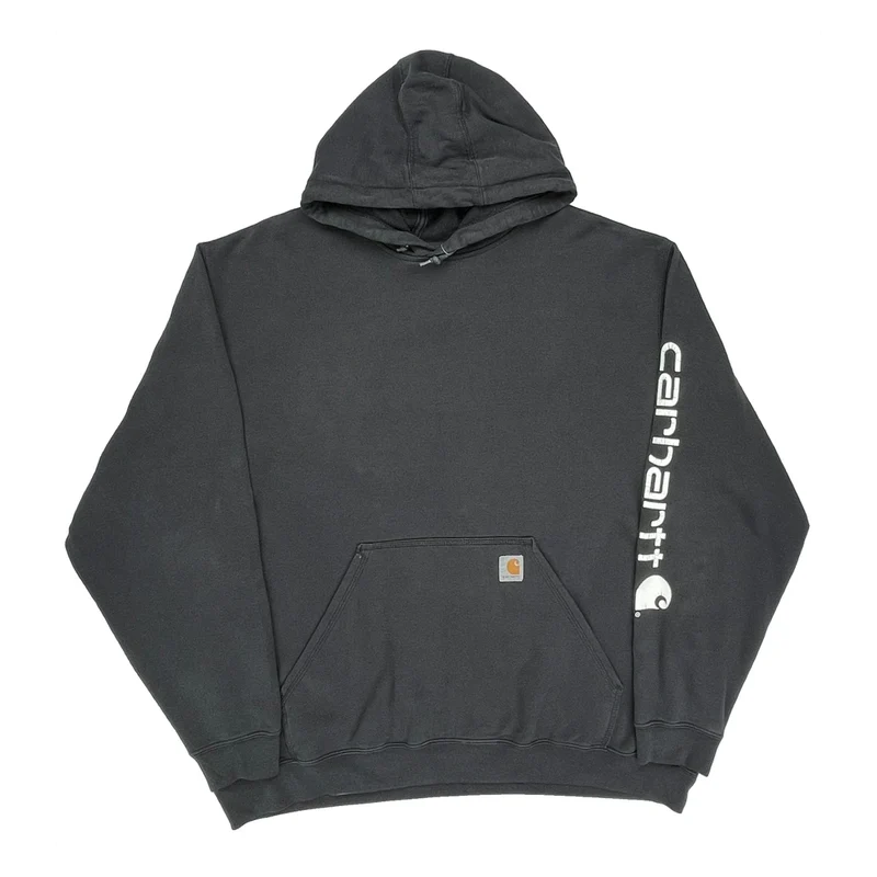 Carhartt Hoodie - 2XL Black Cotton