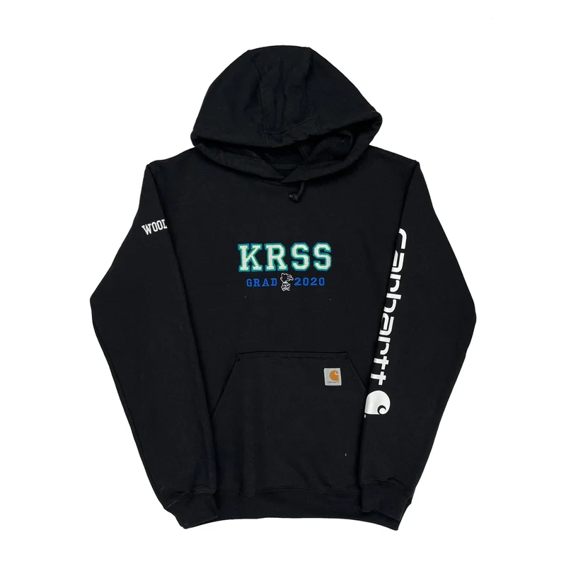 Krss Grad 2020 Carhartt Hoodie - Small Black Cotton