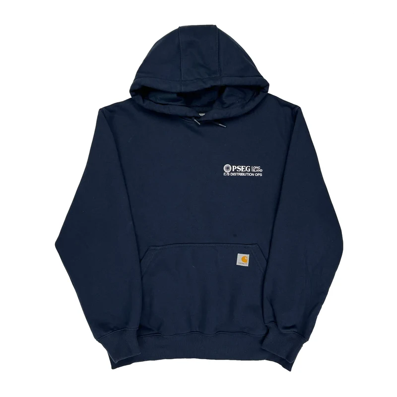 Rain Defender Carhartt Hoodie - Large Navy Cotton