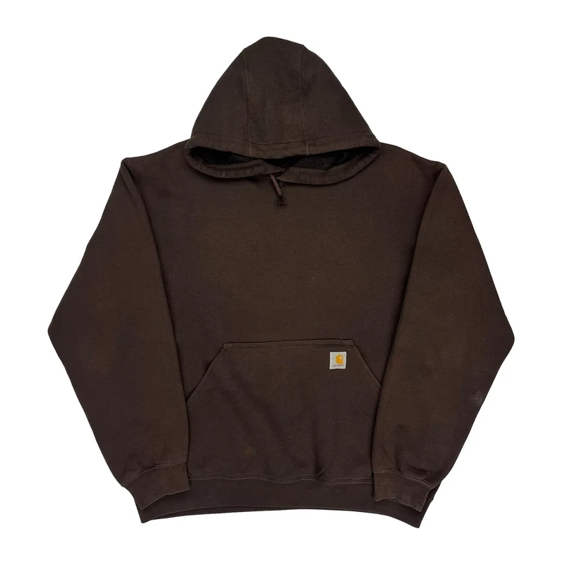 Carhartt Hoodie - Large Brown Cotton