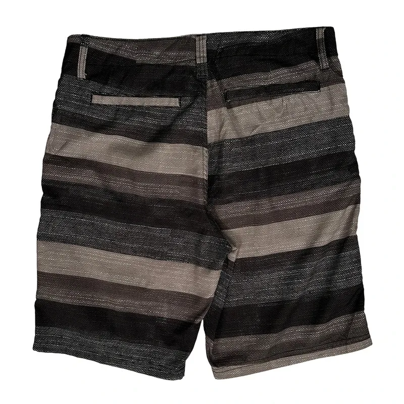 Oakley Striped Shorts - 30W 10L Black Polyester