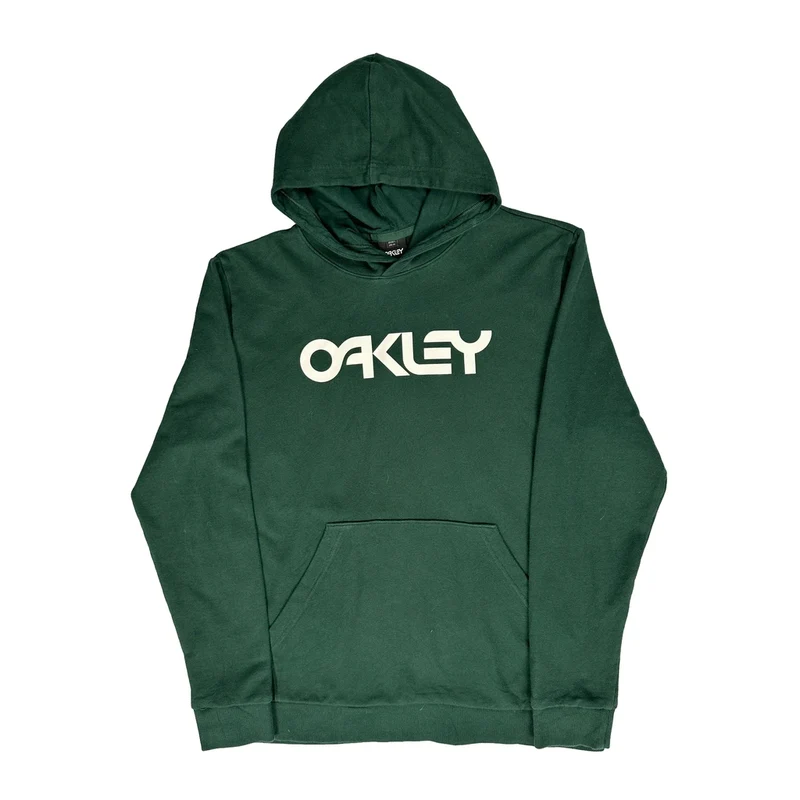 Oakley Hoodie - Large Green Cotton