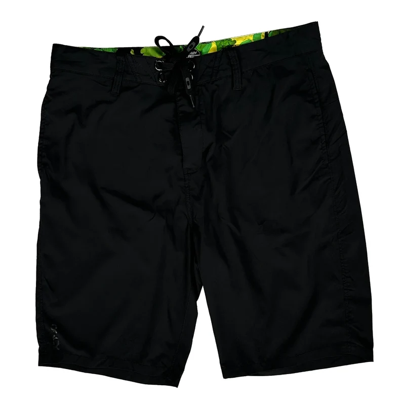 Oakley Board Shorts - 36W 11L Black Polyester