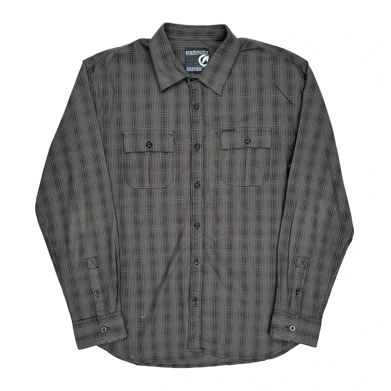 Ecko Unltd Checked Shirt - XL Grey Cotton