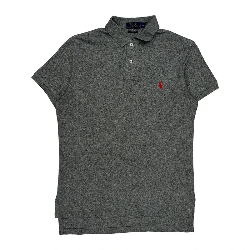 Polo By Ralph Lauren Polo Shirt - Medium Grey Cotton
