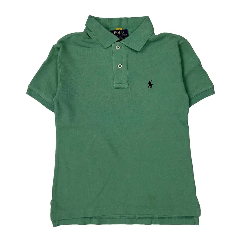 Age 8 Polo By Ralph Lauren Polo Shirt - Small Green Cotton