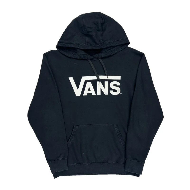 Vans Hoodie - Large Black Cotton