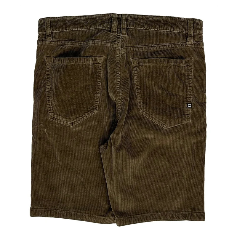 Billabong Corduroy Shorts - 31W 9L Brown Corduroy