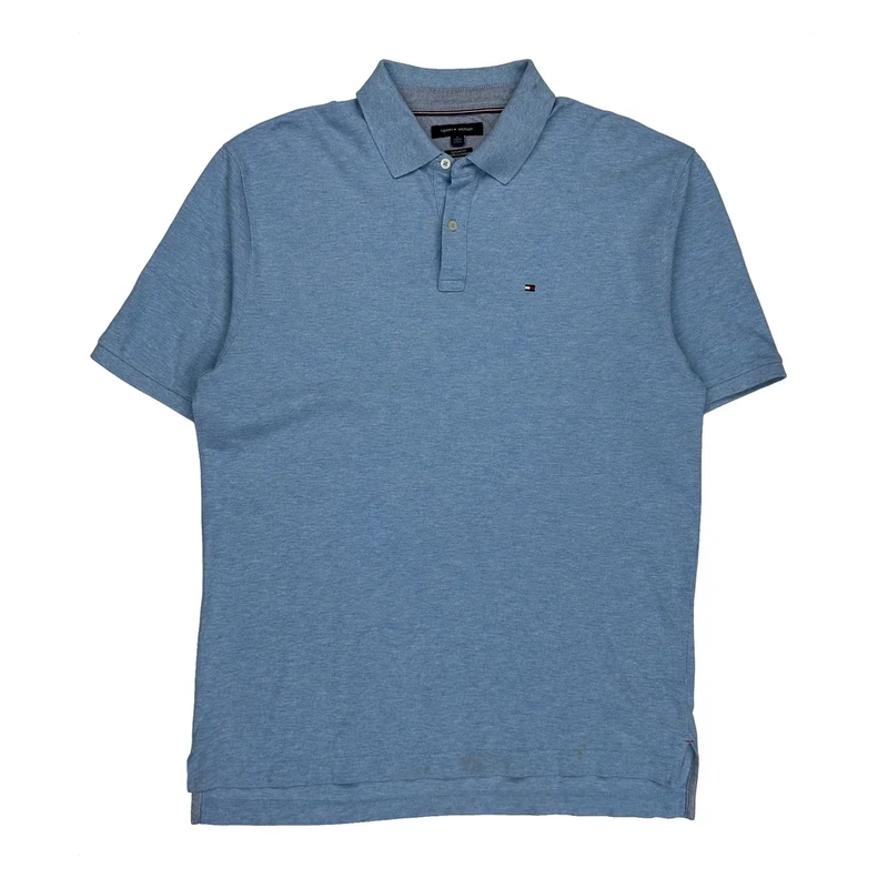 Tommy Hilfiger Polo Shirt - XL Blue Cotton