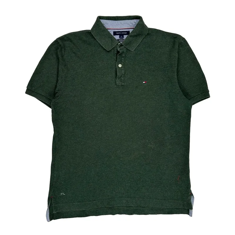 Tommy Hilfiger Polo Shirt - Medium Green Cotton