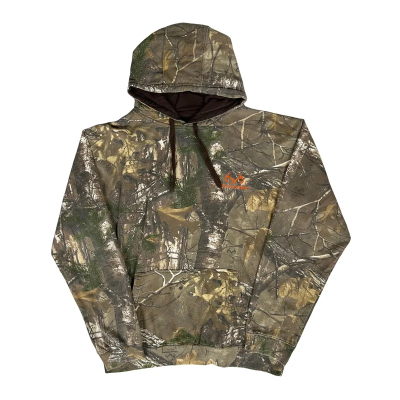 Realtree Camo Hoodie - Medium Camo Cotton