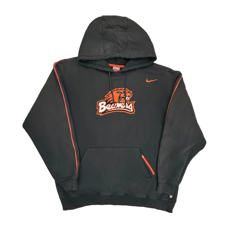 Oregon State Beavers Nike College Hoodie - XL Black Cotton