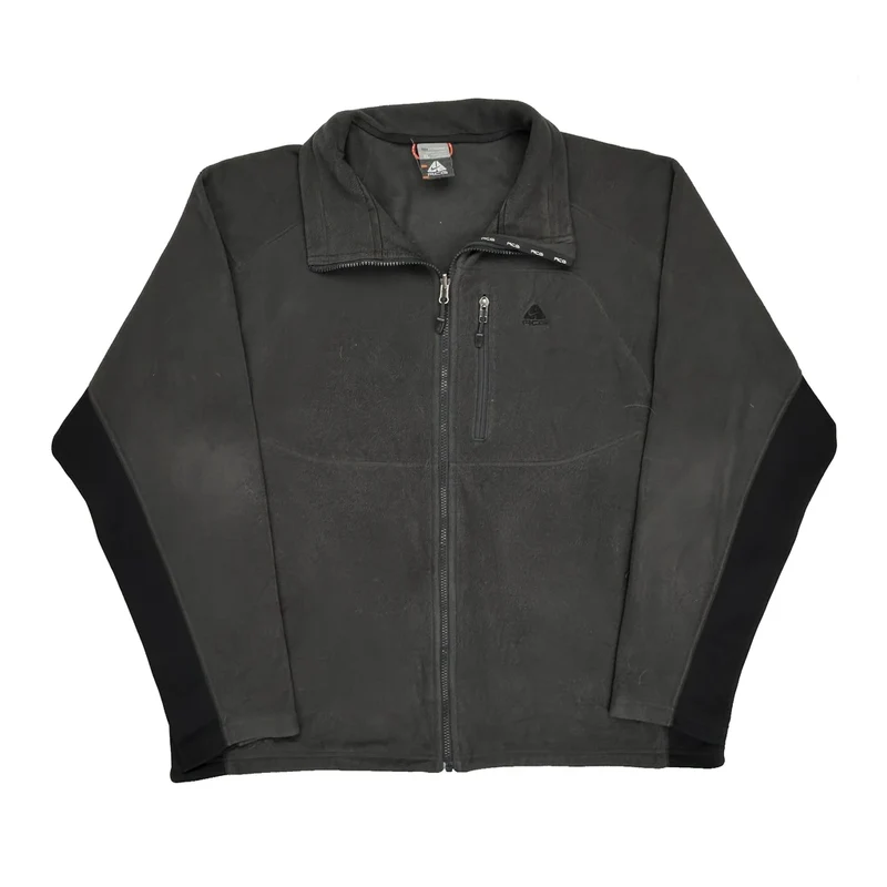 Nike Acg Fleece Jacket - XL Black Polyester