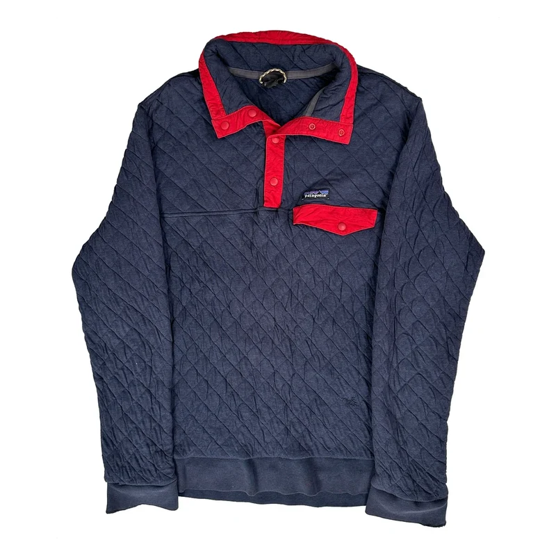 Patagonia Sweatshirt - XL Navy Cotton