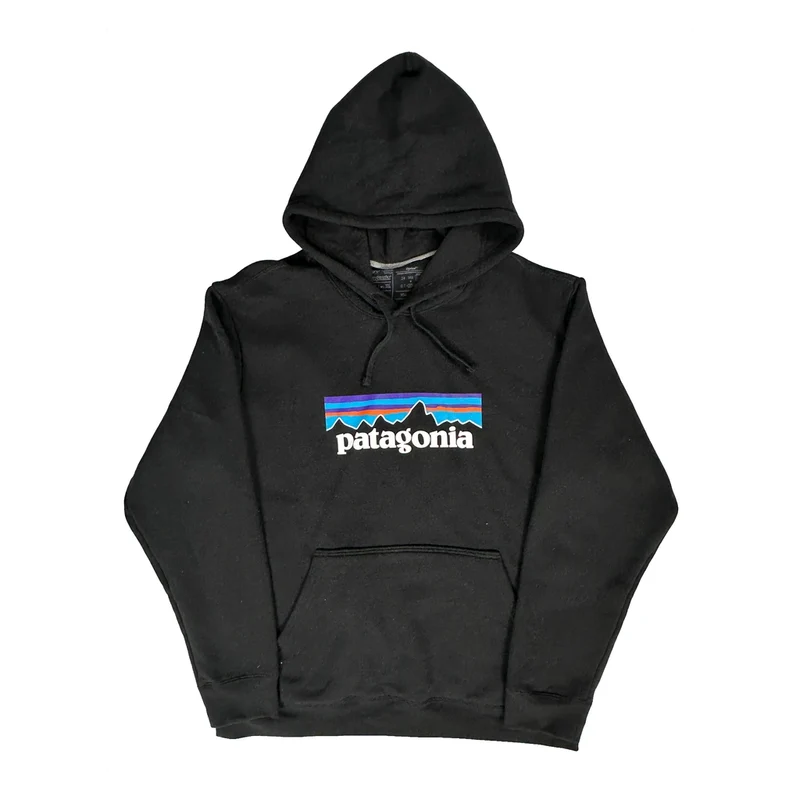 Uprisal Patagonia Graphic Hoodie - XL Black Polyester Blend