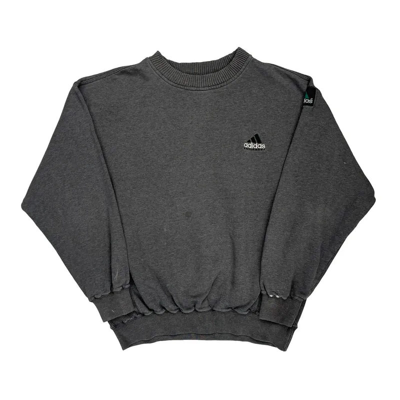 Adidas Equipment Sweatshirt - Large Grey Cotton Blend