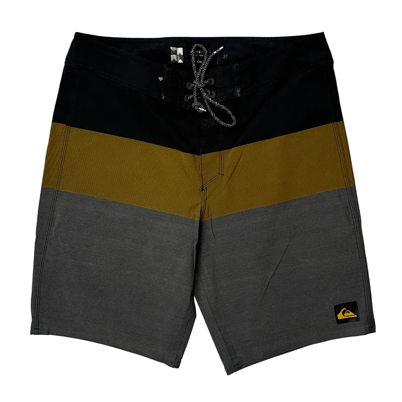 Quiksilver Board Shorts - 31W 9L Grey Polyester