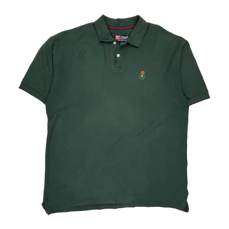 Chaps Ralph Lauren Polo Shirt - XL Green Cotton