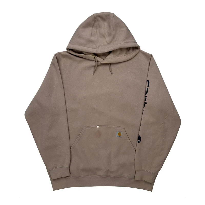 Loose Fit Carhartt Hoodie - XL Brown Cotton