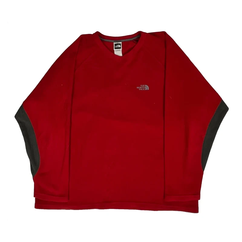 The North Face Fleece - XL Red Polyester