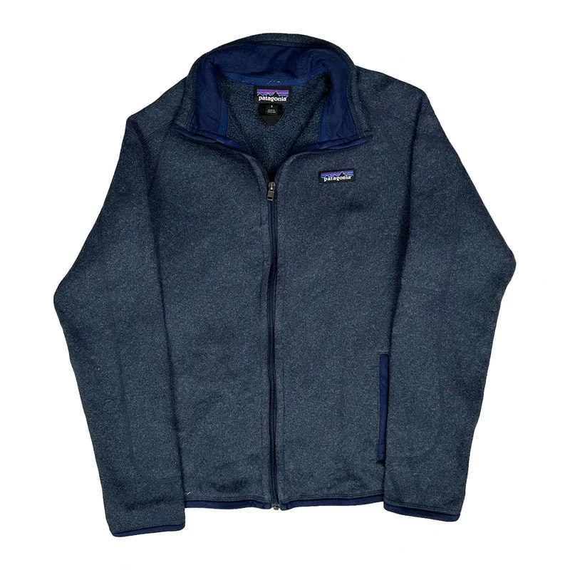 Patagonia Fleece Jacket - Small Blue Polyester