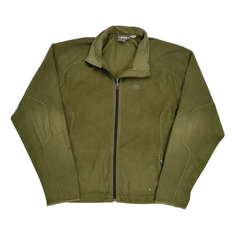 Helly Hansen Fleece Jacket - XL Green Polyester