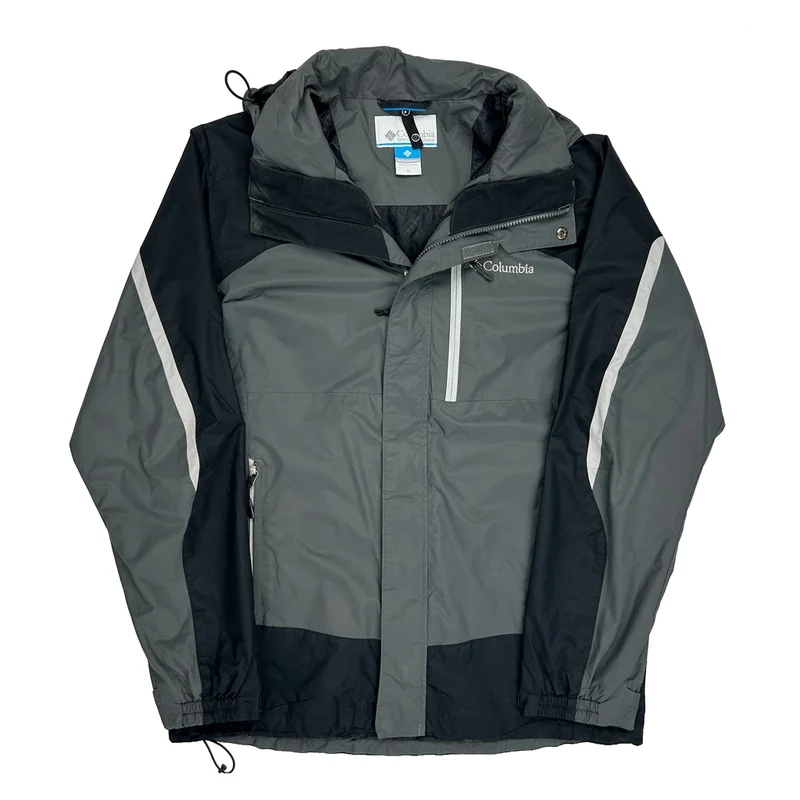 Columbia Waterproof Jacket - Medium Grey Polyester