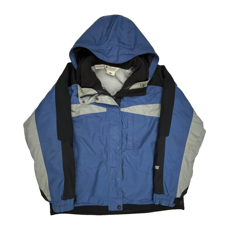 Columbia Waterproof Ski Jacket - XL Blue Polyester