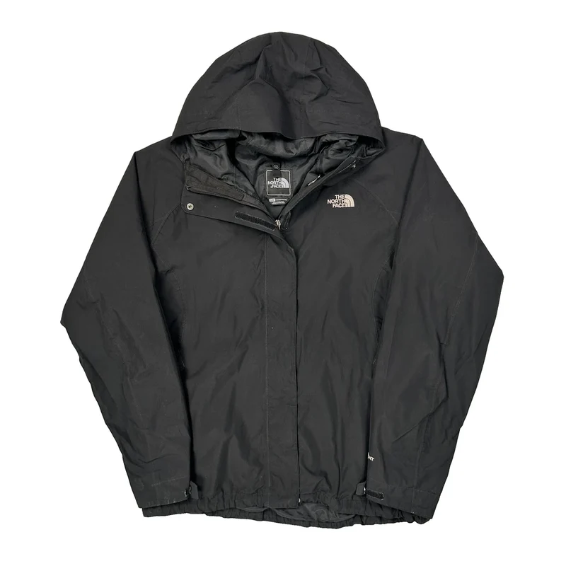 The North Face Waterproof Jacket - Large Black Polyester