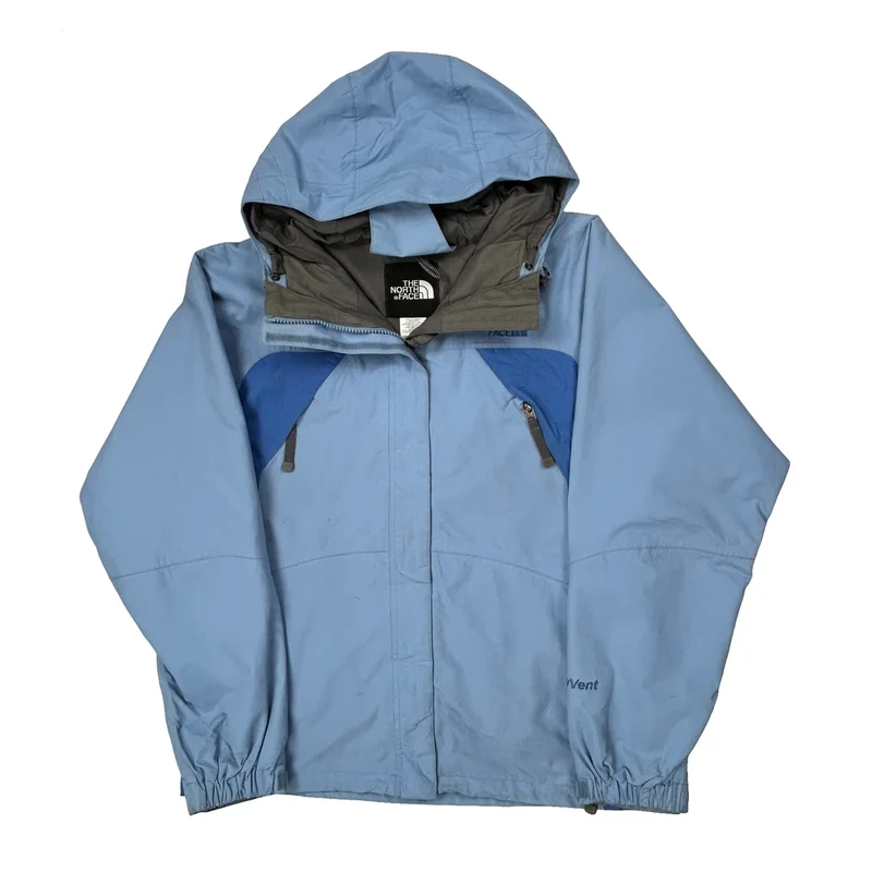 The North Face Waterproof Jacket - Medium Blue Nylon