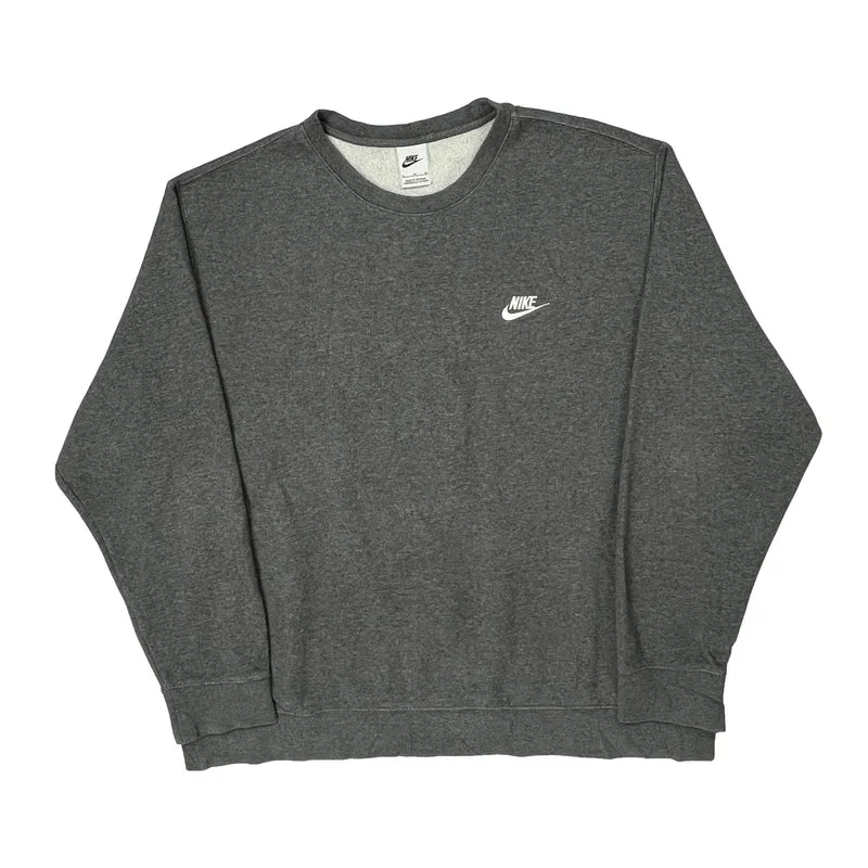 Nike Sweatshirt - XL Grey Cotton