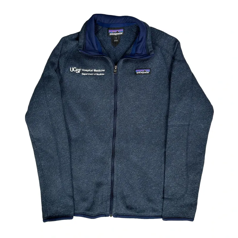 Ucsf Hospital Medicine Department Of Medicine Patagonia Fleece Jacket - Small Blue Polyester