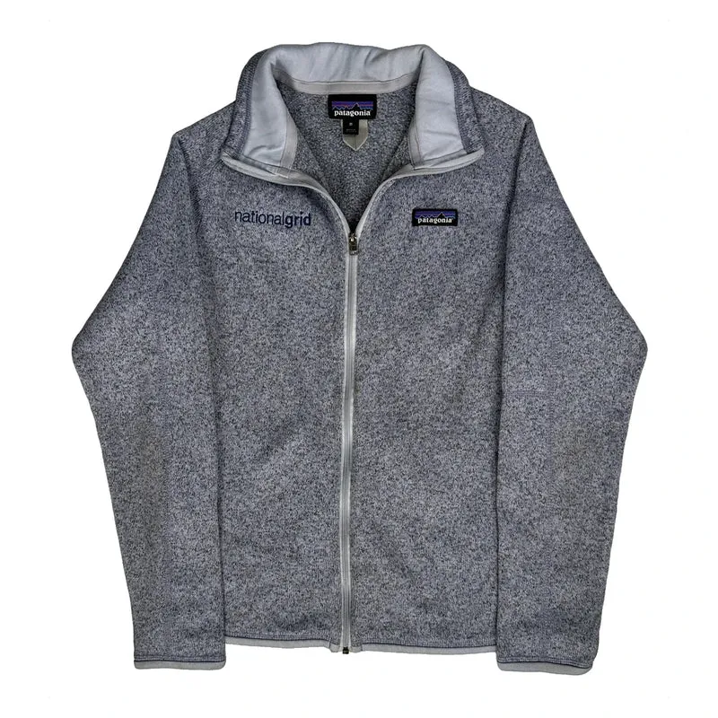 National Grid Patagonia Fleece Jacket - Medium Grey Polyester