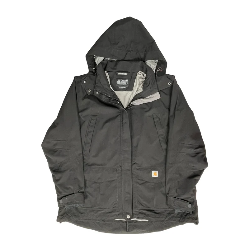 Storm Defender Carhartt Waterproof Jacket - XL Black Polyester